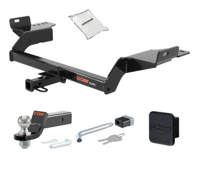 13 - 19 Ford Escape -- 1.25in. CURT Trailer Hitch + Ball Mount + Cover + Lock Kit by CURT HWA814