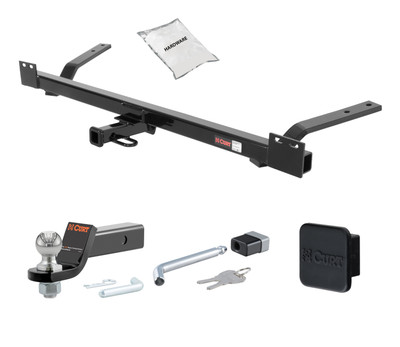 77 - 89 Buick Estate Wagon -- 1.25in. CURT Trailer Hitch + Ball Mount + Cover + Lock Kit by CURT HWA196