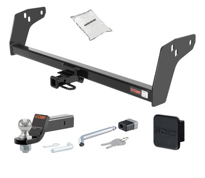 96 - 00 ISUZU Hombre -- 1.25in. CURT Trailer Hitch + Ball Mount + Cover + Lock Kit by CURT HWA1506