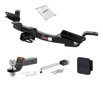 97 - 05 Buick Park Avenue -- 1.25in. CURT Trailer Hitch + Ball Mount + Cover + Lock Kit by CURT HWA204