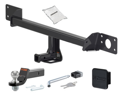 15 - 20 Mercedes-Benz C300 Sedan 1.25in. CURT Trailer Hitch + Ball Mount + Cover + Lock Kit by CURT HWA1843