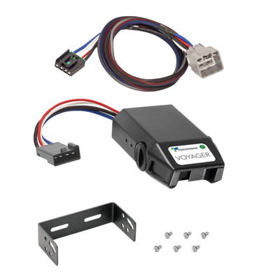 2011-2012 RAM 3500 Tekonsha Voyager Proportional Brake Controller for Trailers with 1 to 4 Axles Black 9030