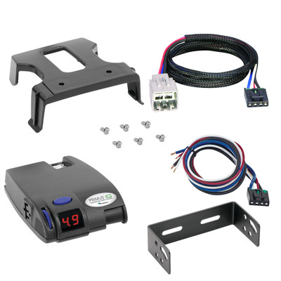 2005-2007 Ford F-250 Super Duty Tekonsha Primus IQ Proportional Brake Controller for Trailers with 1 to 3 Axles Gray 90160