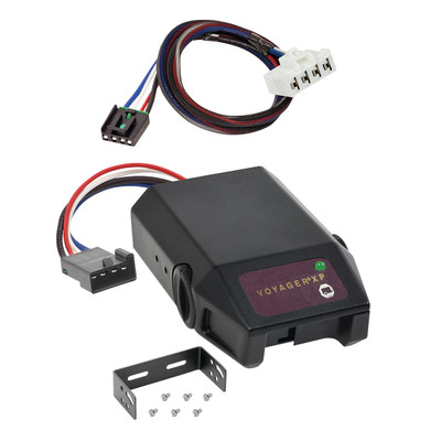 1998-2009 Dodge Durango Raybestos Voyager XP Proportional Brake Controller for Trailers with 1 to 4 Axles Black 761-9035
