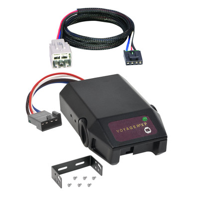 2005-2007 Ford F-250 Super Duty Raybestos Voyager XP Proportional Brake Controller for Trailers with 1 to 4 Axles Black 761-9035