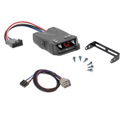 2015-2018 RAM 1500 Tekonsha Brakeman IV Time Delay Brake Controller for Trailers with 1 to 4 Axles Black 8507120