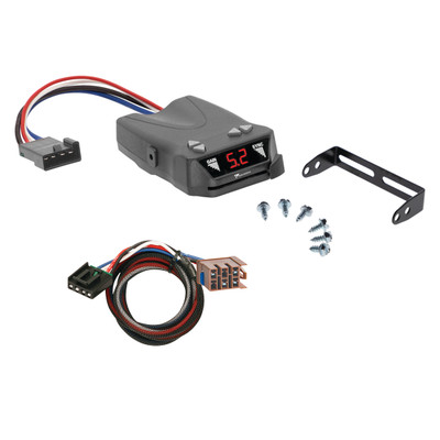 2003-2006 GMC Sierra 1500 HD Tekonsha Brakeman IV Time Delay Brake Controller for Trailers with 1 to 4 Axles Black 8507120