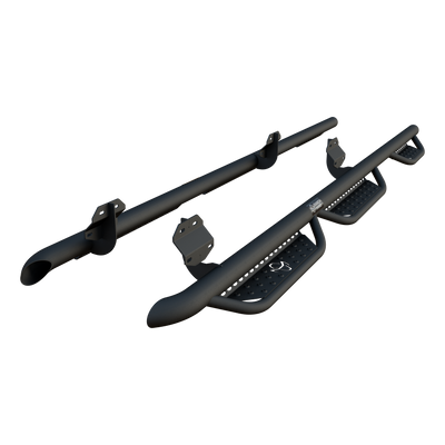 Ranch Hand Midnight Carbide Black Steel Running Steps, Fits Select Ford F-250, F-350 Super Duty - MRSF171S8B6S