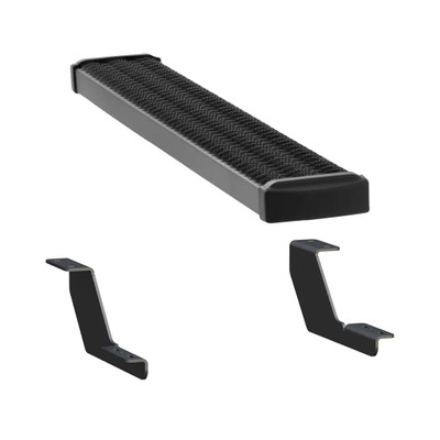 LUVERNE Grip Step 7" x 54" Black Aluminum Rear Step, Select Chevy Express, GMC Savana 415254-400345