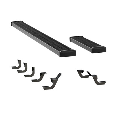 LUVERNE Grip Step 7" x 36", 100" Black Aluminum Running Boards, Select Ford E-Series 415100-570124