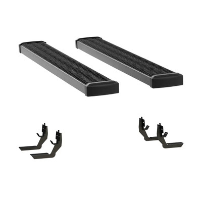 LUVERNE Grip Step 7" x 60" Black Aluminum Running Boards, Select Dodge, Ram 415060-401631