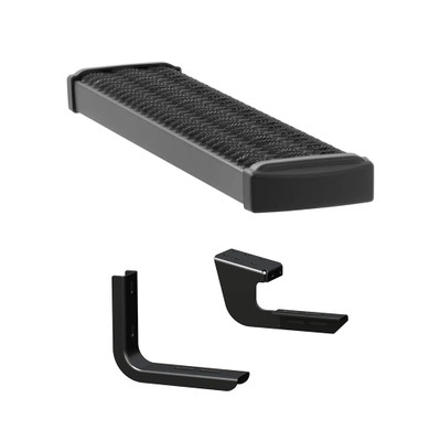 LUVERNE Grip Step 7" x 36" Black Aluminum Driver-Side Running Board, Select ProMaster 415236-401470