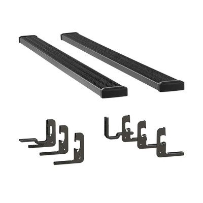 LUVERNE Grip Step 7" x 114" Aluminum W2W Running Boards, Select Silverado, Sierra HD 415114-400717