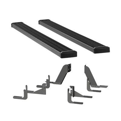 LUVERNE Grip Step 7" x 98" Aluminum Wheel-to-Wheel Running Boards, Select Ford F-150 415098-401530