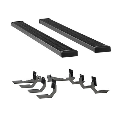 LUVERNE Grip Step 7" x 98" Aluminum Wheel-to-Wheel Running Boards, Select Ram 1500 415098-400940