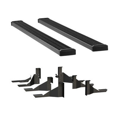 LUVERNE Grip Step 7" x 98" Aluminum Wheel-to-Wheel Running Boards, Select Ram 2500 415098-401439