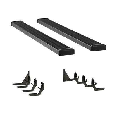LUVERNE Grip Step 7" x 98" Aluminum Wheel-to-Wheel Running Boards, Select Ram 3500 415098-401338