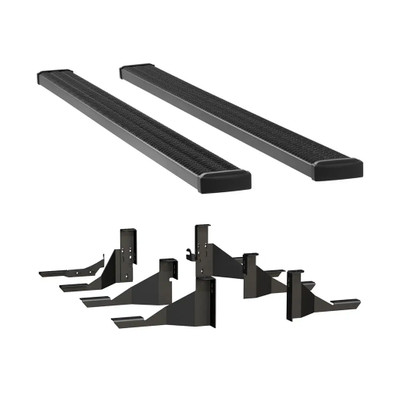 LUVERNE Grip Step 7" x 114" Aluminum Wheel-to-Wheel Running Boards, Select Ram 2500 415114-401439
