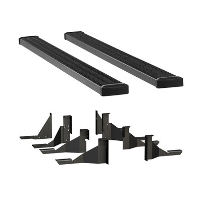 LUVERNE Grip Step 7" x 98" Aluminum Wheel-to-Wheel Running Boards, Select Ram 3500 415098-401339