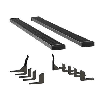 LUVERNE Grip Step 7" x 114" Aluminum Wheel-to-Wheel Running Boards, Select Toyota Tundra 415114-400757