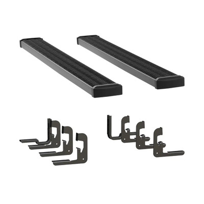 LUVERNE Grip Step 7" x 78" Aluminum W2W Running Boards, Select Silverado, Sierra 1500 415078-401447