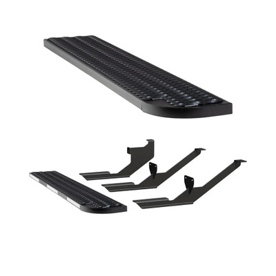 LUVERNE Grip Step XL 9-1/2" x 54" Steel Passenger Board Fleet Kit, Select Ford Transit 495154-401801-0