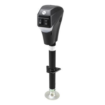 Lippert  3,500 lb,  Extended - 28.75 inches Trailer Powered Tongue Jack - Black