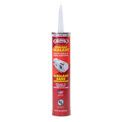 Alpha Systems 1010 Low VOC Non-Sag Sealant, White (10.3 Oz. Tube)