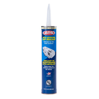 Alpha Systems 1021 Low VOC Self-Leveling Lap Sealant, Almond (10.3 Oz. Tube)