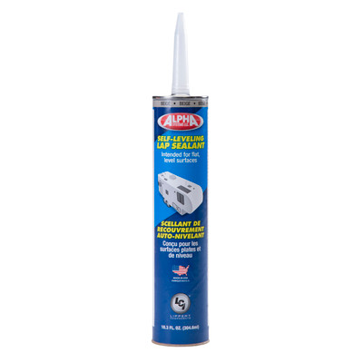 Alpha Systems 1021 Low VOC Self-Leveling Lap Sealant, Beige (10.3 Oz. Tube)