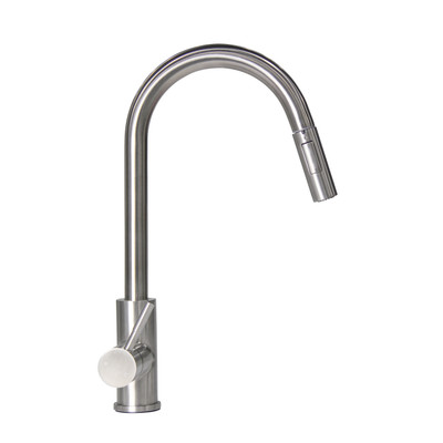 Lippert Flow Max Bullet Pull-Down Kitchen Faucet - Stainless Steel