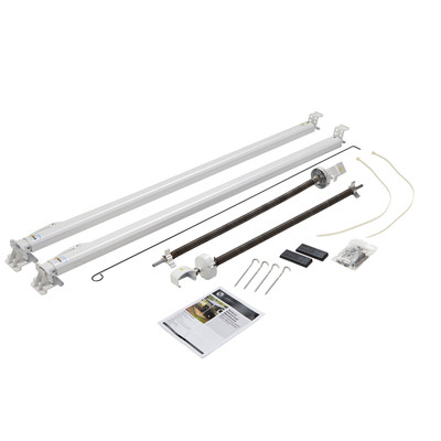 Solera 1000 Series Universal RV Awning Arms & Hardware Kit - 63"-68" Short, White #434716