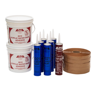 Alpha Systems SuperFlex Roof Kit, White (Up to 25')