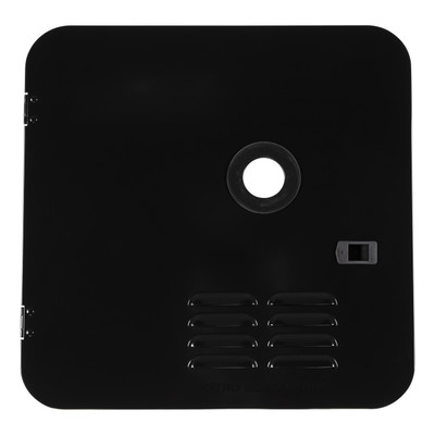 Girard RV Water Heater Door Installation Kit - 10-Gallon, Black #2GWHDAS10B