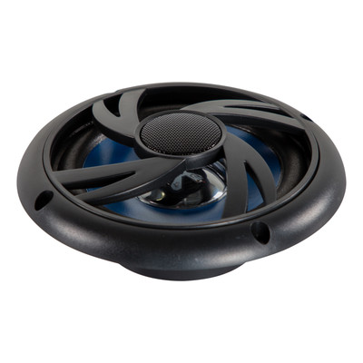 LIPPERT 5 1/4" MARINE SPEAKER BLACK NEW GRILL STYLE W LED LIGHTS, M5529LBG