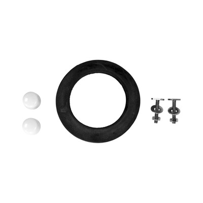LIPPERT Flow Max Replacement RV Toilet Bottom Gasket & Mounting Hardware