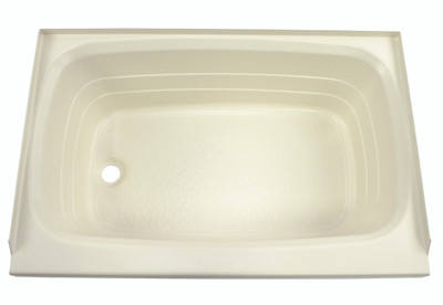 Lippert Bathtub with Left Drain - 24" x 36", Parchment #P2436LHSPK