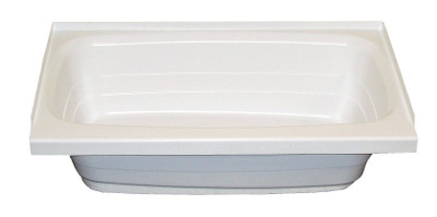 Lippert Bathtub with Left Drain - 24" x 36", White #W2436LHSPK