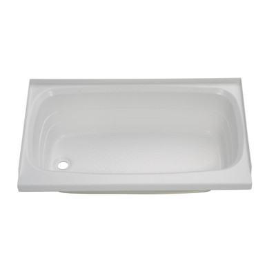 Lippert Bathtub with Left Drain - 24" x 40", White #W2440LHSPK