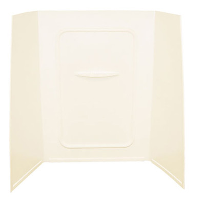 Lippert Bathtub Wall Surround - 24" x 40" x 56", Parchment #PPF244056SPK
