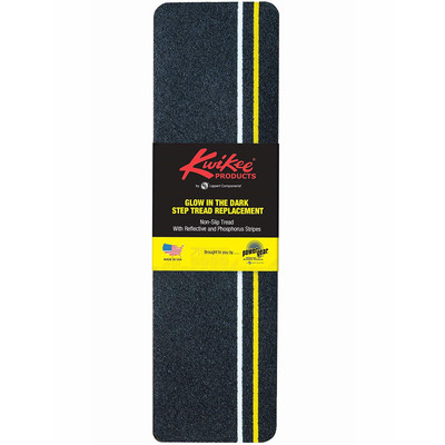 LIPPERT Kwikee Glow-in-the-Dark Tread Step; 6" x 21"