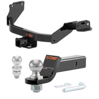2021-2025 Kia Sorento All CURT Class 3 Trailer Hitch, 2" Receiver + 2" Ball + 1-7/8" Ball Kit