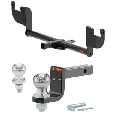 2025 Kia K4 All Class 1 Trailer Hitch, 1-1/4" Receiver + 2" Ball + 1-7/8" Ball Kit