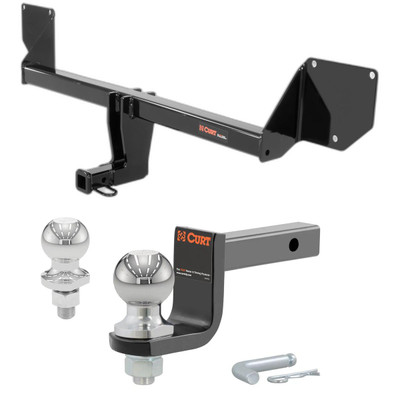 2011-2016 Mini Cooper Countryman All Class 1 Trailer Hitch, 1-1/4" Receiver + 2" Ball + 1-7/8" Ball Kit
