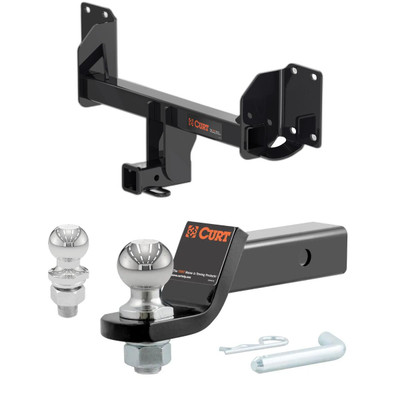 2019-2025 BMW X5 Excluding M Versions CURT Class 3 Trailer Hitch, 2" Receiver + 2" Ball + 1-7/8" Ball Kit