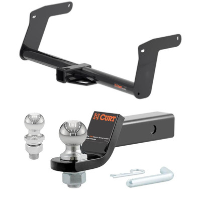 2022-2025 Lexus NX350 Excluding F Sport CURT Class 3 Trailer Hitch, 2" Receiver + 2" Ball + 1-7/8" Ball Kit