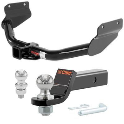 2022 Jeep Grand Cherokee WK All CURT Class 3 Hitch, 2" Receiver + 2" Ball + 1-7/8" Ball Kit