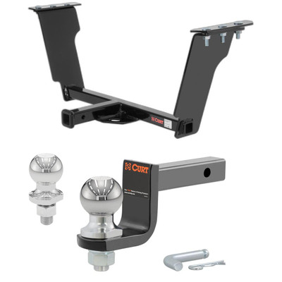 2003-2013 Cadillac CTS Sedan Class 1 Trailer Hitch, 1-1/4" Receiver + 2" Ball + 1-7/8" Ball Kit