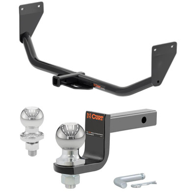 2019-2021 Hyundai Veloster Excluding Veloster N Class 1 Trailer Hitch, 1-1/4" Receiver + 2" Ball + 1-7/8" Ball Kit
