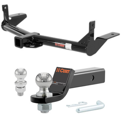 2006-2010 Ford Explorer 4-Door, Fits beneath OE 1.25 In. receiver CURT Class 3 Trailer Hitch, 2" Receiver + 2" Ball + 1-7/8" Ball Kit